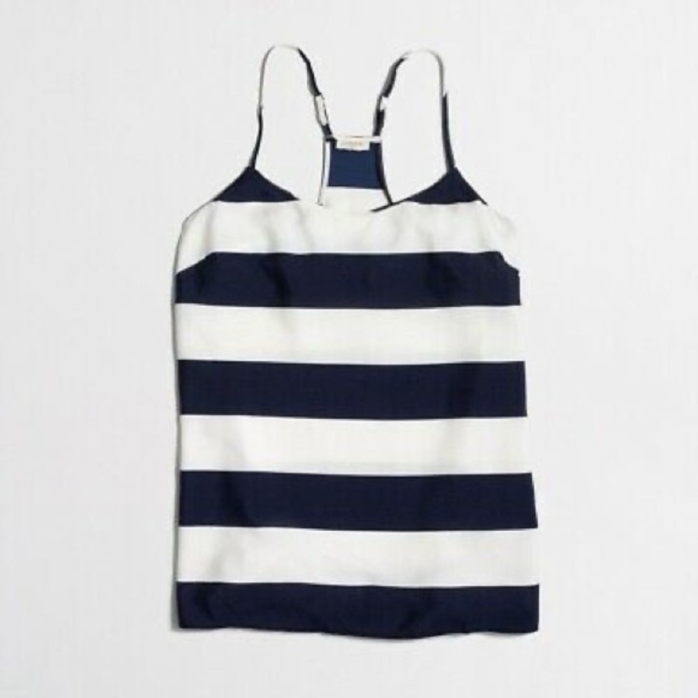 J.Crew Factory Striped Racerback Tank